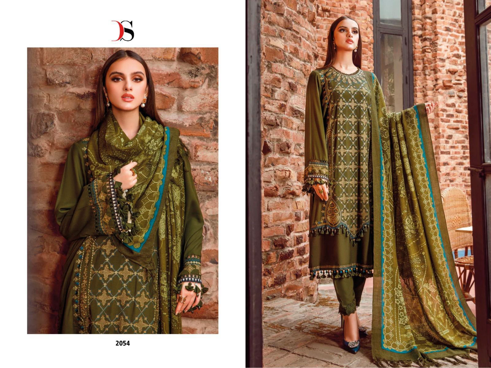 Maria b embroidered lawn  23 by Deepsy Suits Cotton Salwar Suits Catalog